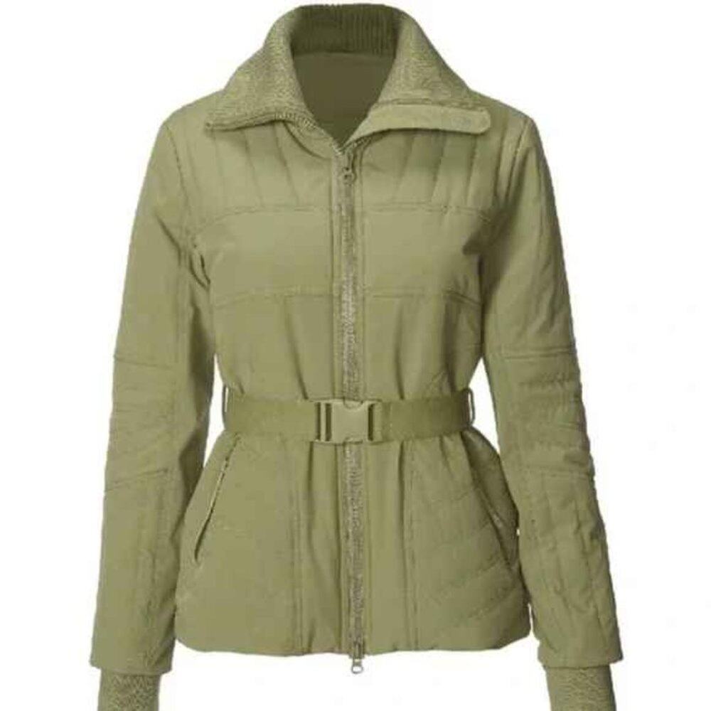 CAbi Ski Lift Puffer Jacket - Sage green